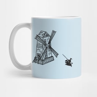 Don Quixote Chasing Windmills Mug